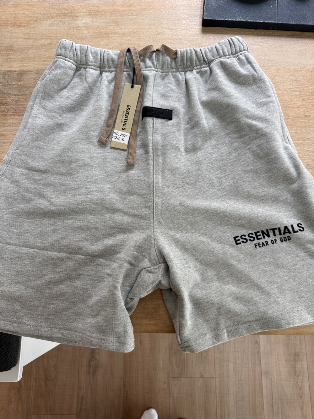 Men's Light Gray Essentials Shorts